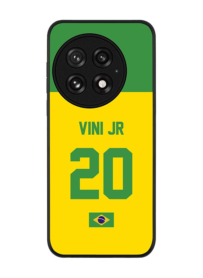 Stylizedd For OnePlus 13 5G Case,Slim fit Camera Protection, Shockproof Thin Phone cover  - Football - Brazil,  Vini Jr - Image 1