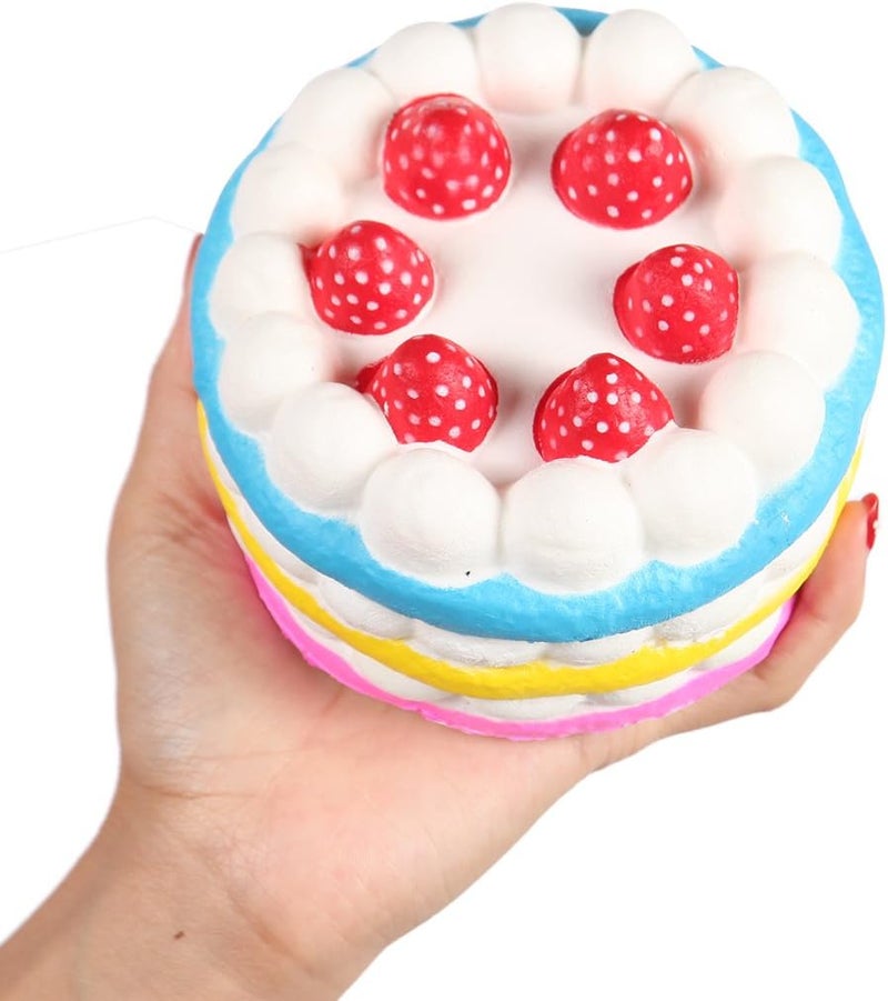 Anboor Slow Rising Cake Squishy Toy - Kawaii Stress Relief Collectible, Random Color - Image 1