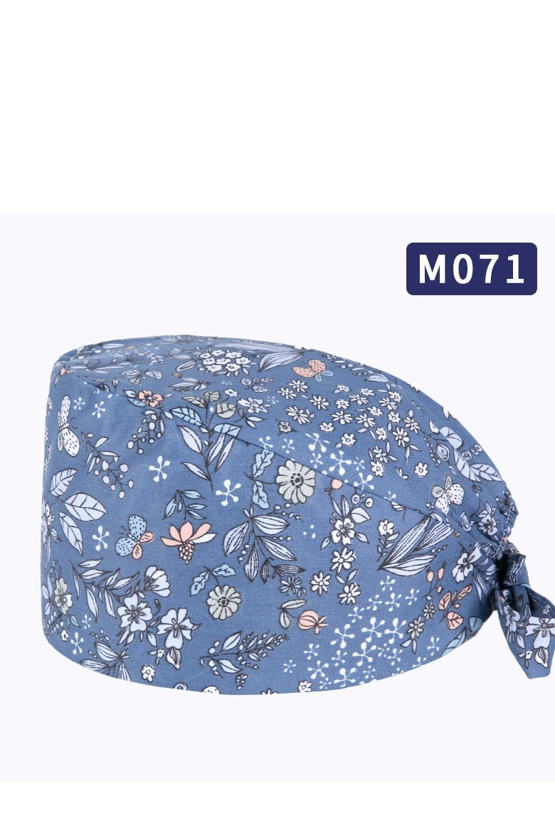Cotton printed surgical cap chemotherapy turban cap