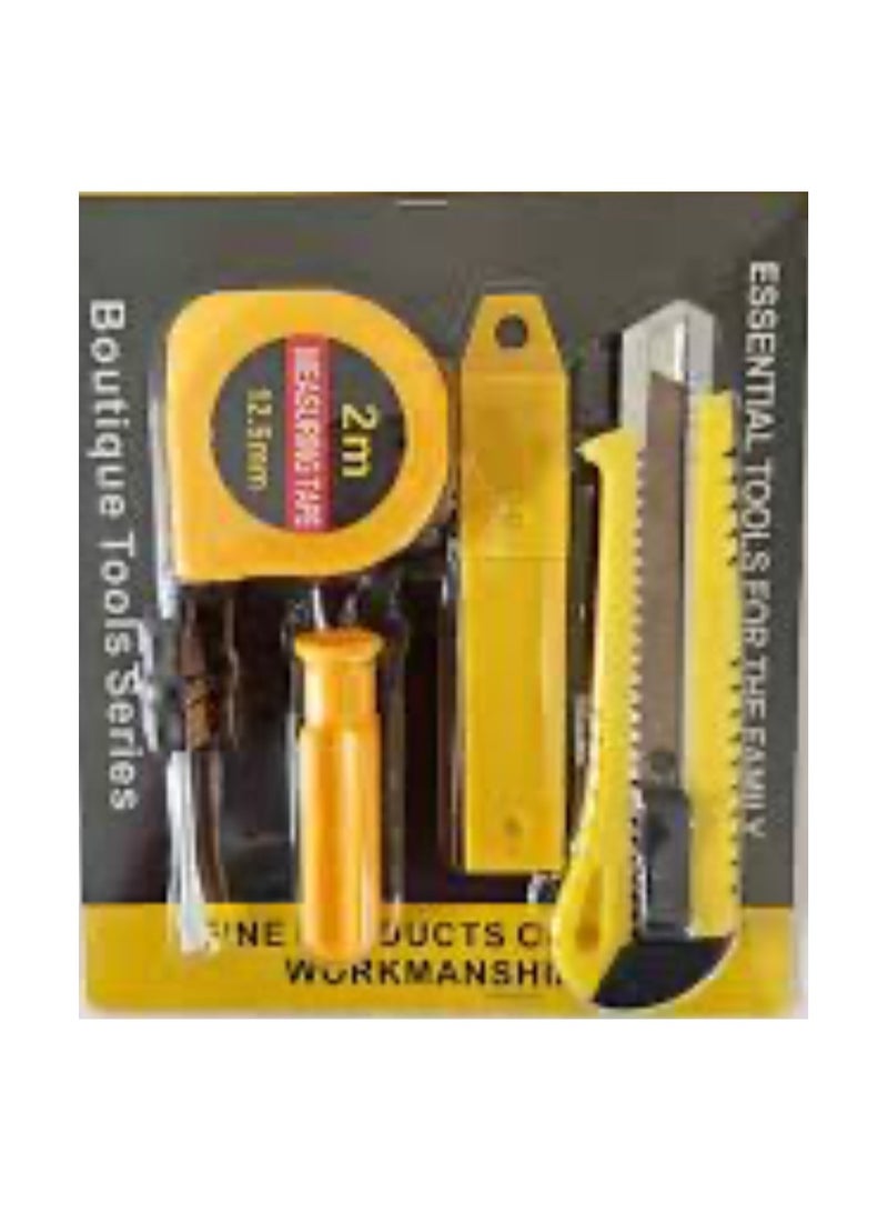 Home DIY Tool Kit for Household, Office & Garage - General Repair Small Hand Tool Set Boutique Tools Series| Fine Products of Fine Workmanship| Essential Tools for the Family  - Image 4
