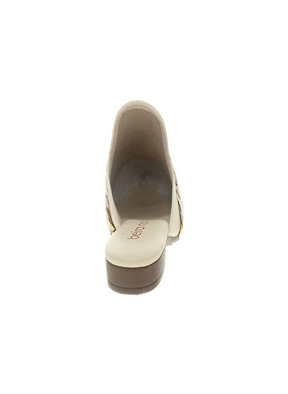بيرا ريو Beira Rio Ladies Mules Cream | Made In Brazil