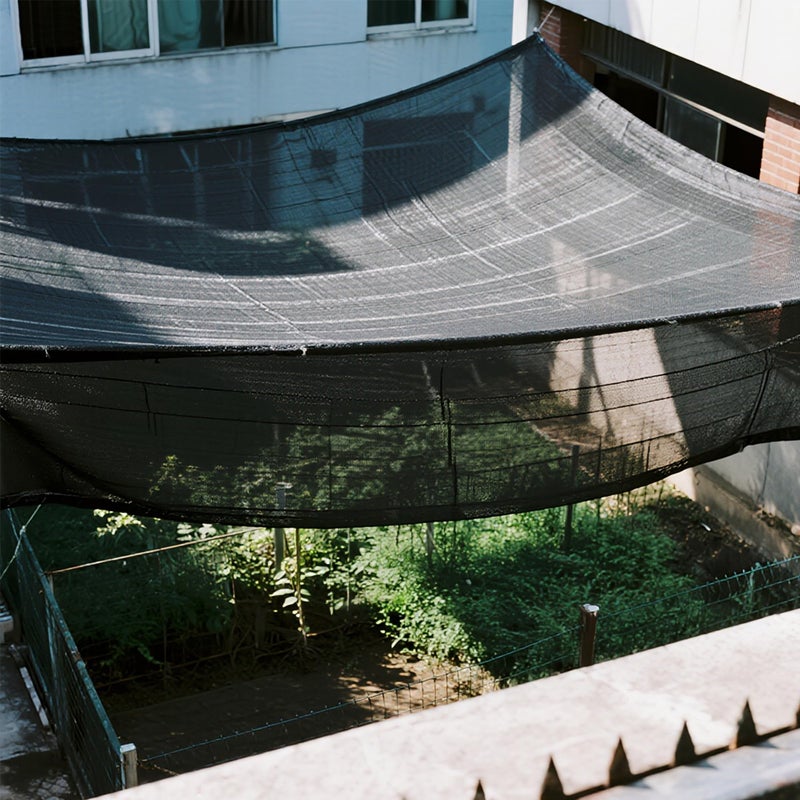 winemana 20x48 FT Black Shade Cloth, 70% UV Resistant Mesh Tarp with Reinforced Grommets, Breathable Sun Shade Net for Garden, Greenhouse, Patio Plants and Animal Coop Cover - Image 3