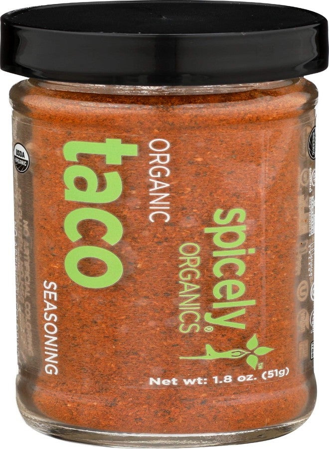 SPICELY Organic Taco Seasoning Salt Free, 1.8 OZ