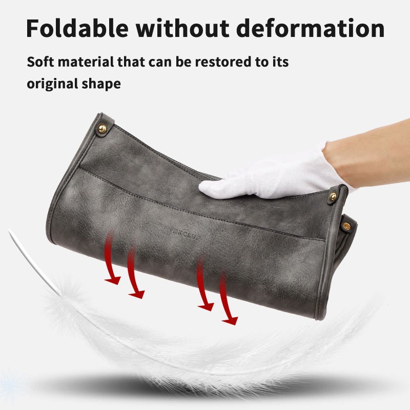 HKCLUF Crossbody Bags for Women Trendy Vegan Leather Hobo Handbags With 2 Adjustable Guitar Strap Crossbody Shoulder Bucket Purse for Women(Gray) - Image 4