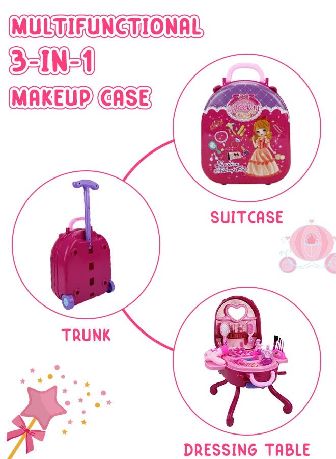 Children's Vanity Toy Set, Suitcase, Birthday Gift Toy  - Image 3