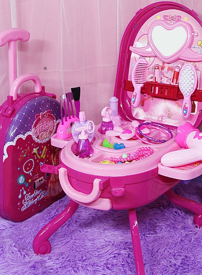 Children's Vanity Toy Set, Suitcase, Birthday Gift Toy  - Image 5