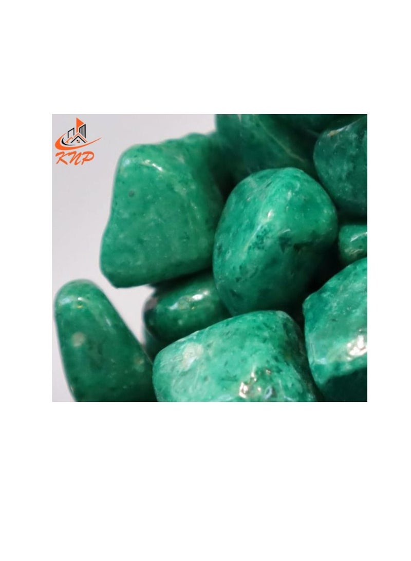 KNP Light Green Decorative Painted Pebbles Aquarium 10-15mm 10 kg - Image 3