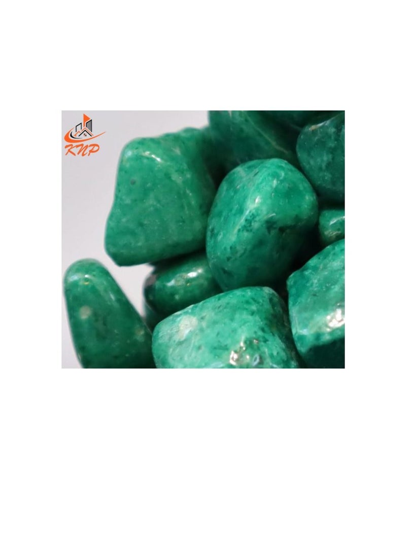 KNP Light Green Decorative Painted Pebbles Aquarium 10-15mm 10 kg - Image 1