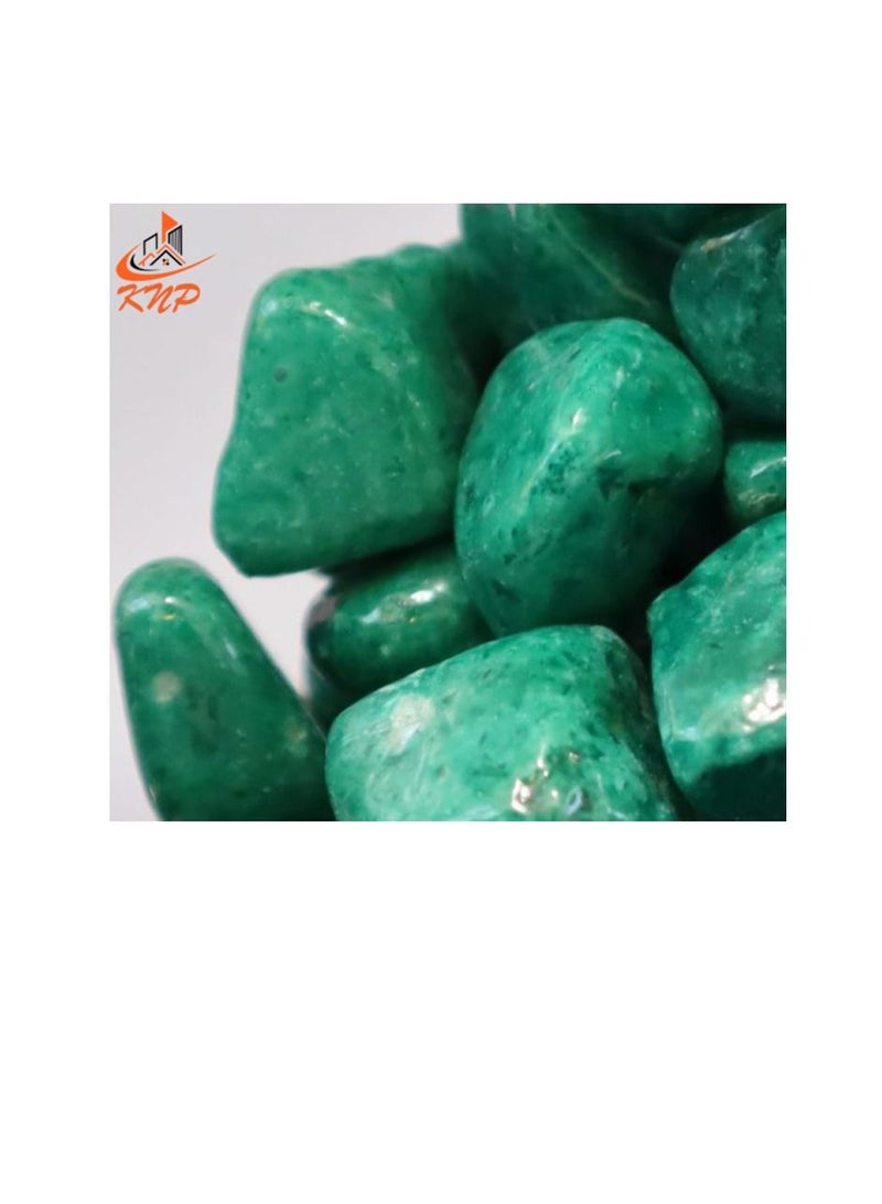 KNP Light Green Decorative Painted Pebbles Aquarium 10-15mm 10 kg - Image 2