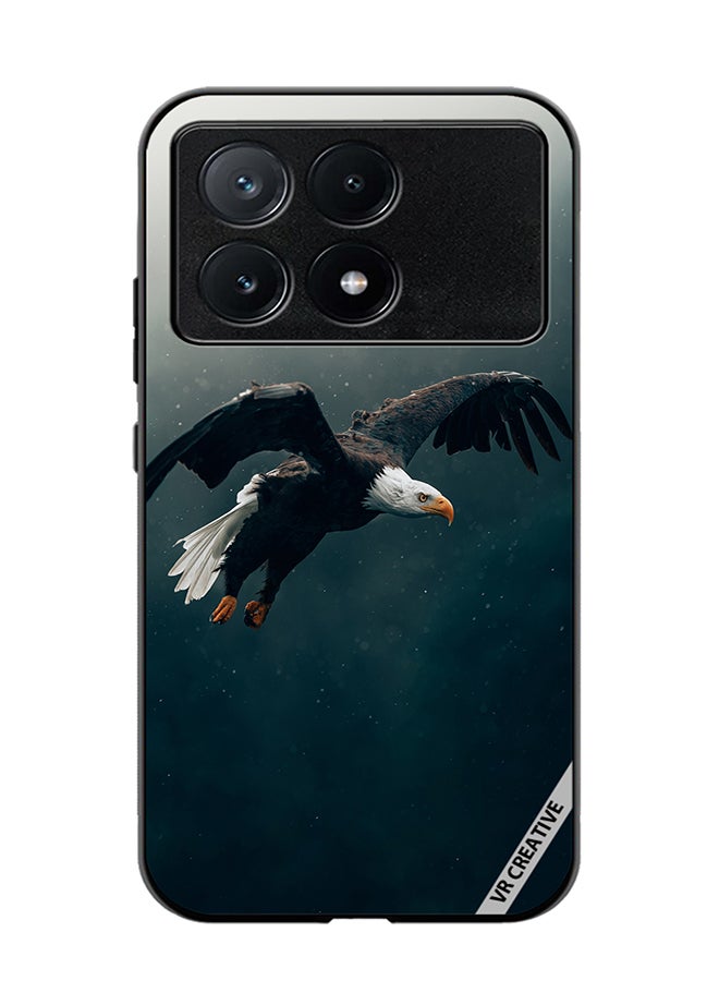 VR CREATIVE Protective Case Cover For Xiaomi Poco X6 Pro Peaky Eagle Design Multicolour - Image 1