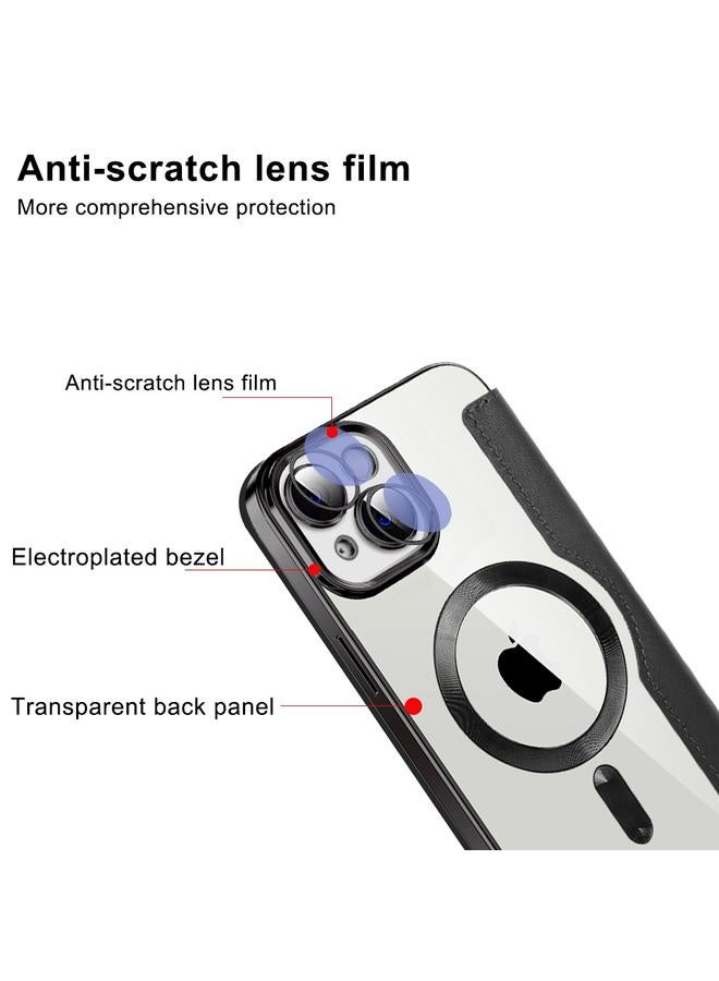 اس-توب جراب هاتف جلدي مضاد للسرقة من MagSafe مغناطيسي RFID لهاتف iPhone 14 - Image 4