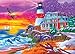 Mulic Puzzles for Adults 1000 Pieces Winter Jigsaw Puzzle Victorian Lighthouse Licensed by Nancy Wernersbach - Image 2