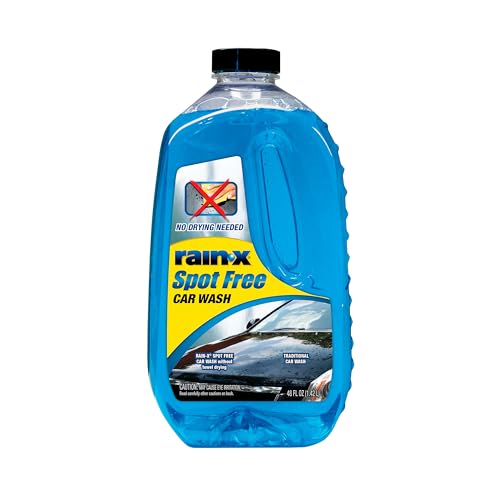 Rain-X 620073 - Car Wash Deep Cleaning, High Foam Soap Provides Spot Free Shine with No Towel Or Hand Drying Needed - Car soap for car cleaning and detailing 48 fl oz - Image 1