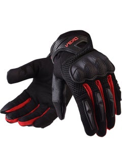 Vexo Stunt Summer Gloves Black Red  - Image 1
