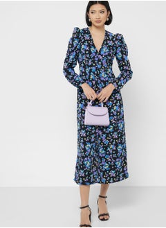 DOROTHY PERKINS Floral Print Puff Sleeve Dress  - Image 4