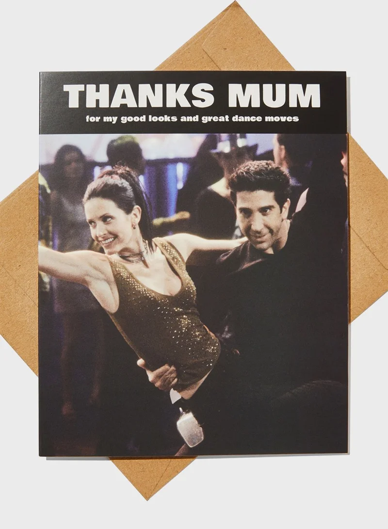 Typo Friend Dance Moves Mothers Day Card