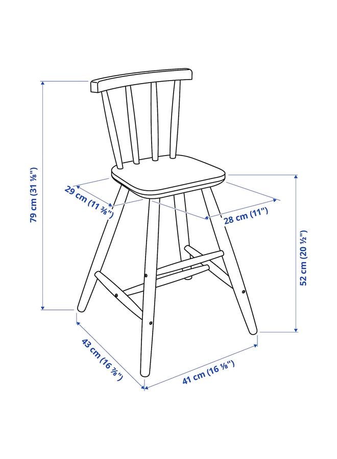 Zaboon Junior chair, white - Image 5