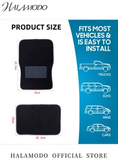 4PCS Universal Car Floor Mats Set Basic Car Carpet Car Floor Mats Premium Anti Slip PVC Automobile Pad Wear-resistant Mats Fit for Cars & Trucks & SUV - pzsku/ZEF59088E54E5B014B6DFZ/45/_/1735031355/52558eab-2f5c-47ee-aefe-0a83e940a787