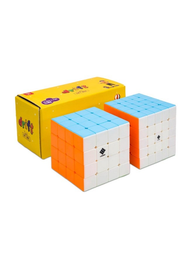 Cubelelo Drift 4X4, 5X5 Premium Gift Box | 2-In-1 Puzzle Game Set | Challenge, Thrice The Fun | Ultimate Value Saver Combo | Brainstoming Toy For Children Kids & Adults