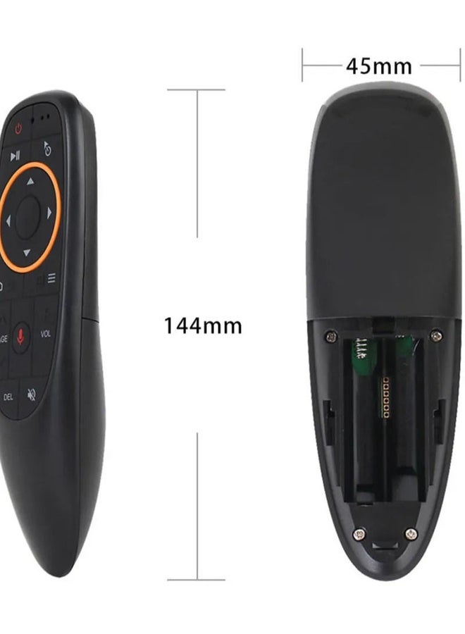 HuHa G10 Wireless Air Mouse Remote Control For PC Android TV Box Laptop Notebook Smart TV Black  - Image 2