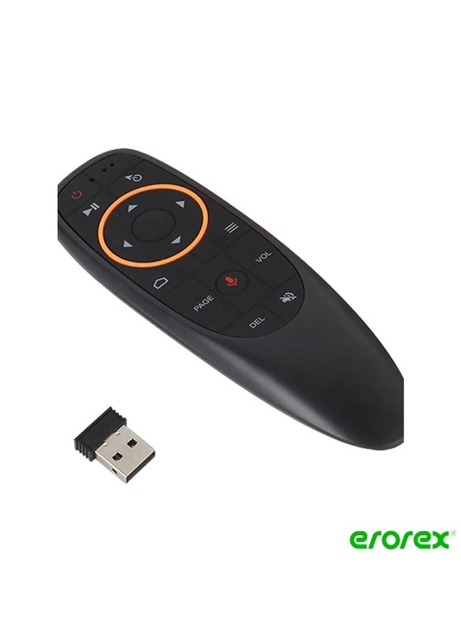 HuHa G10 Wireless Air Mouse Remote Control For PC Android TV Box Laptop Notebook Smart TV Black  - Image 1