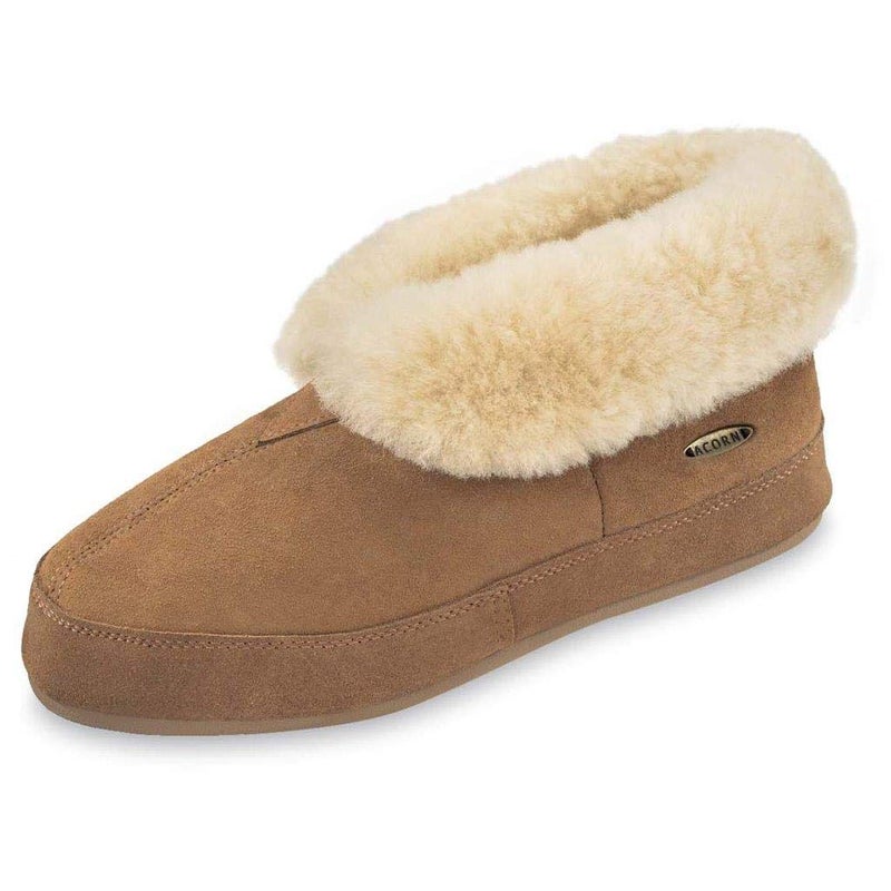 Acorn Acorn Men's Shearling Slippers, Walnut, 9 Standard US Width US  - Image 1