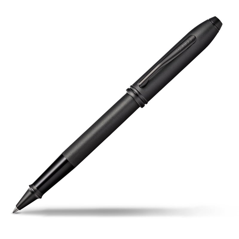 Cross Townsend Refillable Rollerball Pen Presented in a Luxury Gift Box  Medium Point Black Ink Black PVD Microknurl - Image 3