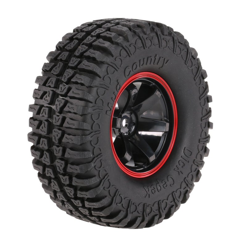 AUSTAR 1/10 RC Tires: 1.9 Inch High Grip Rubber Tires With Durable 1.9 Wheel Rim - Easy To Install Fine Workmanship For 1/10 RC Rock Crawler - Image 2