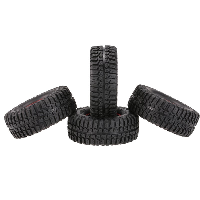 AUSTAR 1/10 RC Tires: 1.9 Inch High Grip Rubber Tires With Durable 1.9 Wheel Rim - Easy To Install Fine Workmanship For 1/10 RC Rock Crawler - Image 4