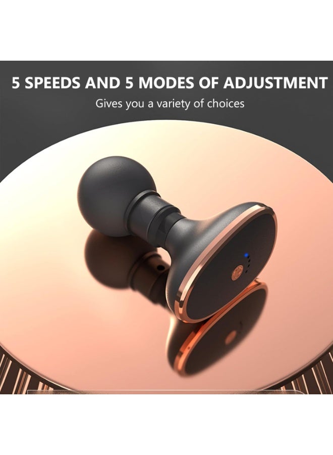 Mini Massage Gun, Compact Sports Travel Massage Gun, Portable Handheld Massager for Men & Women Shoulder,Neck and Back Massage, 3200 Turn Silent Vibrating Speeds - Image 2