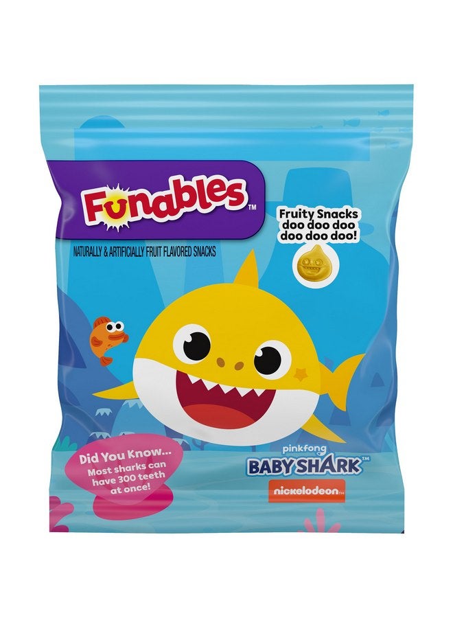 Funables Fruity Snacks, Baby Shark, Assorted Fruit, Flavored Snacks, 0.8 oz 10 ct - Image 2