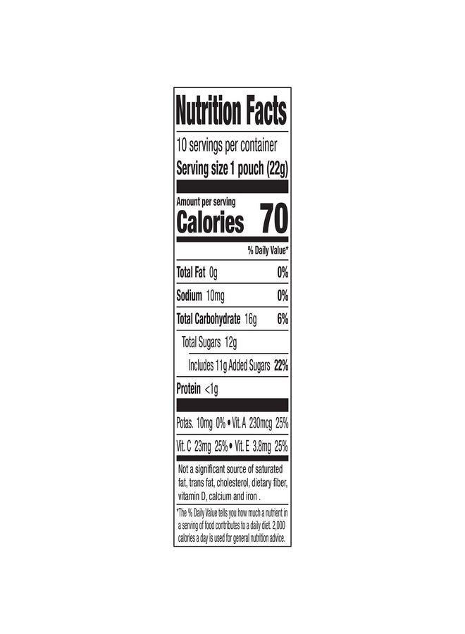Funables Fruity Snacks, Baby Shark, Assorted Fruit, Flavored Snacks, 0.8 oz 10 ct - Image 3