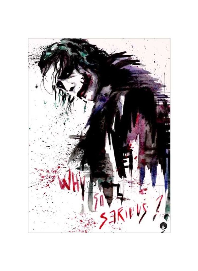 RKN Joker Printed Mousepad White/Black/Red