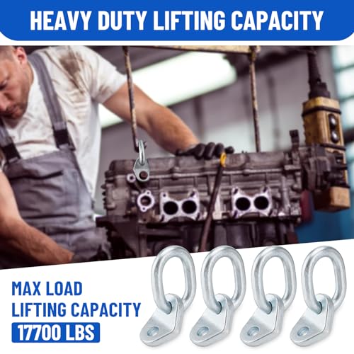 Venussar 7100 Lifting Bracket Set 17700 lb Engine Lift Bracket Forging Process Pack of 4 Engine Support Bar for Load Levelers Lifting Slings - Image 3