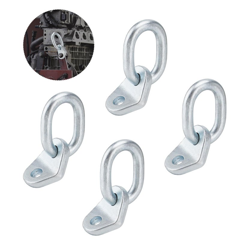 Venussar 7100 Lifting Bracket Set 17700 lb Engine Lift Bracket Forging Process Pack of 4 Engine Support Bar for Load Levelers Lifting Slings - Image 2