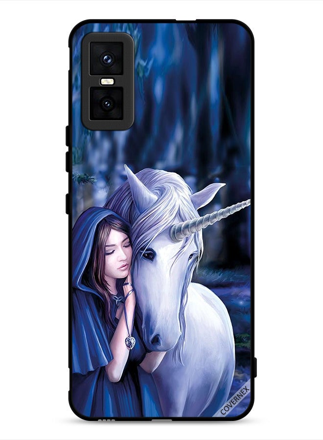 Covernex Infinix GT 30 Pro Protective Case Cover Girl Love Unicorn - Image 1