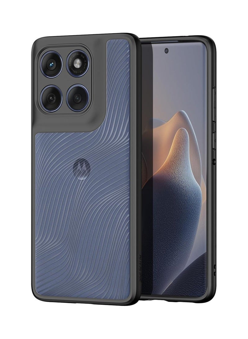 general Compatible with Motorola Edge 60 Fusion, Sleek Frosted Back Cover Fingerprint Resistant Shockproof Protective PC+TPU Case - Image 1