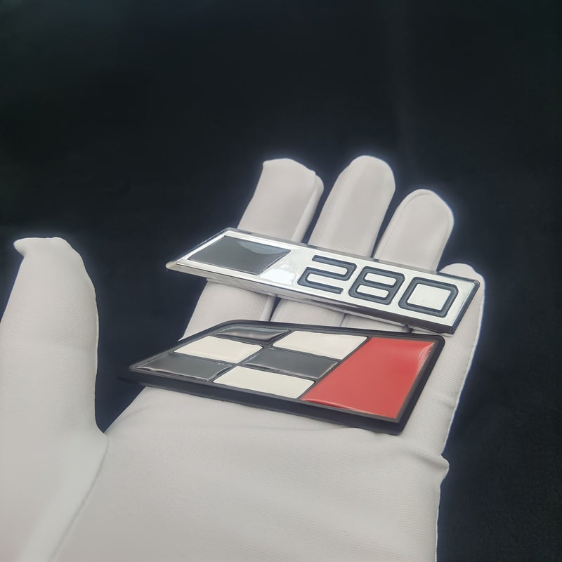 1pc 3D Metal Car Side Fender Rear Trunk Body Emblem Badge Sticker Style 280 Fit For Seat Vehicles - Image 3