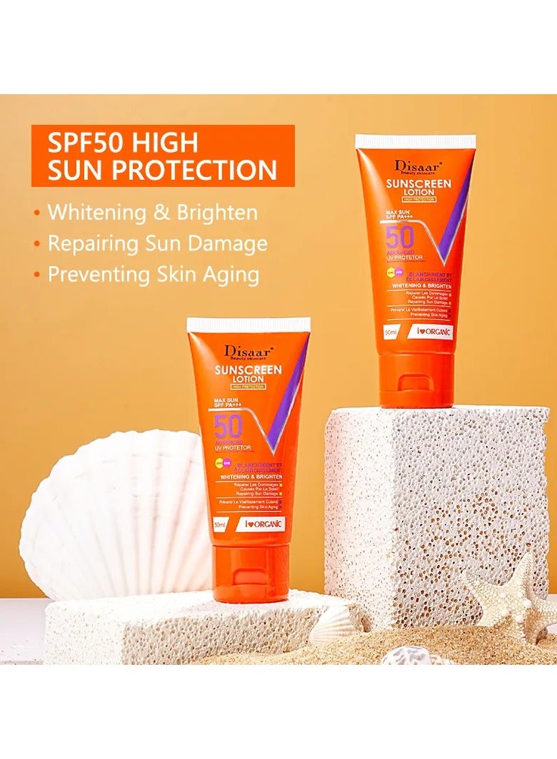 ديسار لوشن مرطب ومبيض للبشرة وواقي من الشمس قوة 50 - Image 3