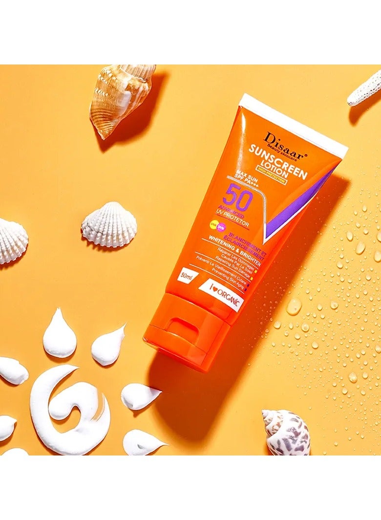 ديسار لوشن مرطب ومبيض للبشرة وواقي من الشمس قوة 50 - Image 4