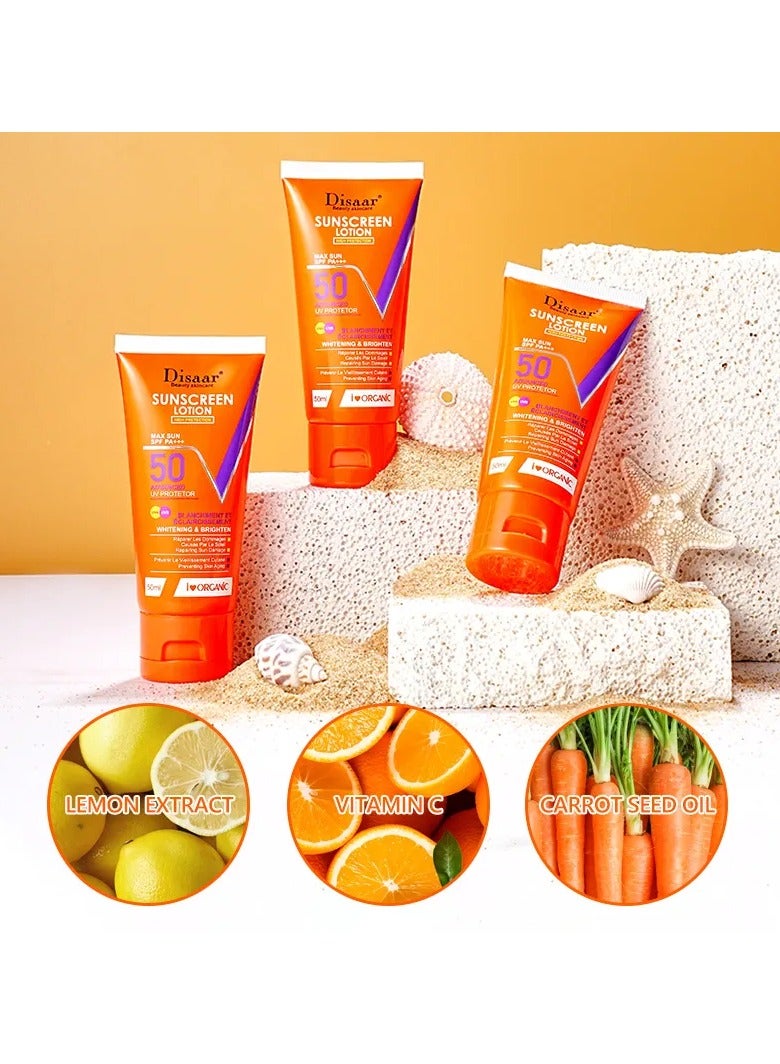 ديسار لوشن مرطب ومبيض للبشرة وواقي من الشمس قوة 50 - Image 5