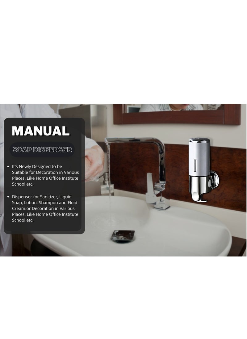 Generic - Plastic Hand Sanitizer Dispenser Shampoo Liquid Manual Pump - Image 1