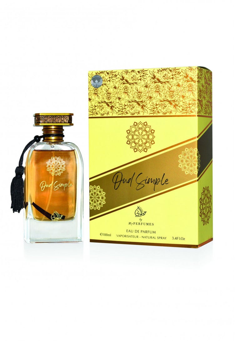 ماي بيرفيوم عطر عود سمبل او دي برفيوم من عطوري ماي برفيوم 100 مل للجنسين - Image 1