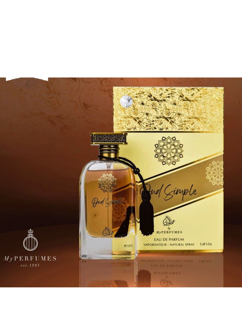 ماي بيرفيوم عطر عود سمبل او دي برفيوم من عطوري ماي برفيوم 100 مل للجنسين - Image 3