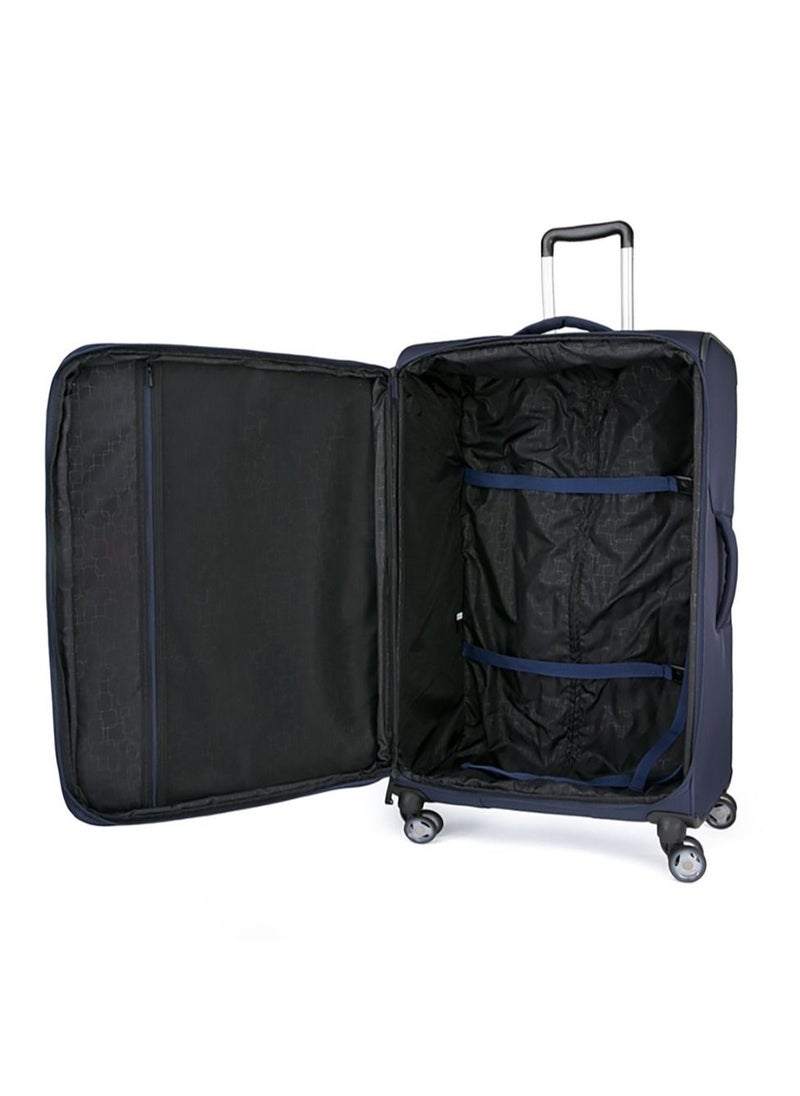 Jump - Moorea Soft Expandable Suitcase Luggage Trolley 88cm Extra-Large Navy Blue - Image 1