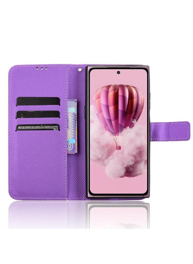 The Bros Phone Case For HMD Skyline Diamond Texture Leather Phone Phone Case - Image 4