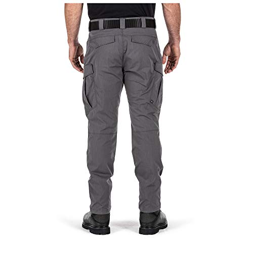 5.11 Tactical Men's Icon Pant – Durable Flex-Tac Ripstop, Water-Resistant Finish, 8 Pockets, Reinforced, 74521ABR, Flint, 36W x 30L - Image 4