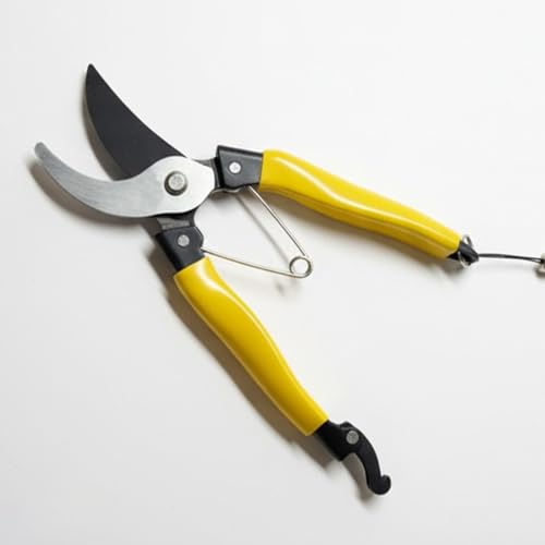 Cinagro 8.4 Inch TrimPro Pruner Cutter, Cuts Up to 1.5 Inch Branches, Stainless Steel Blade, Full Metal Body, PVC Grip Handles, Safety Lock, Rust-Resistant Garden Shears for Plants, Branches & Stems - Image 1
