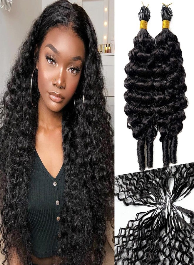 Valiilo Crochet Hair Extensions Real Human Hair Pre Separated Curly Crochet Human Hair for Black Women 14 Inch 100G 2 Bundles Burmese Curly Pre Looped Human Hair Crochet - Image 1