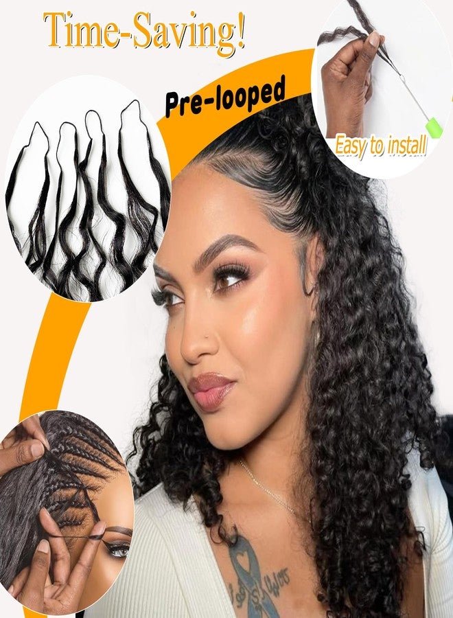Valiilo Crochet Hair Extensions Real Human Hair Pre Separated Curly Crochet Human Hair for Black Women 14 Inch 100G 2 Bundles Burmese Curly Pre Looped Human Hair Crochet - Image 3